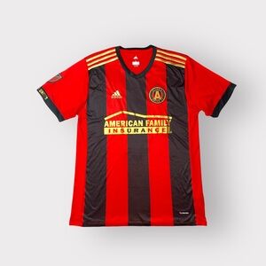 MLS adidas Atlanta United #8 Ezequiel Barco 2017 Home Jersey | Size Large
